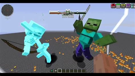 Minecraft Mob Battle Zombie Titan Vs Skeleton Titan Youtube