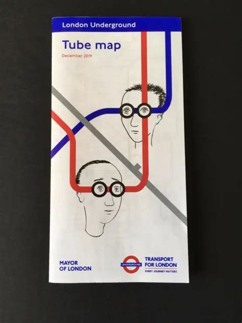X2 London Underground Tube Map Dated Dec 2019 Free Pp £200