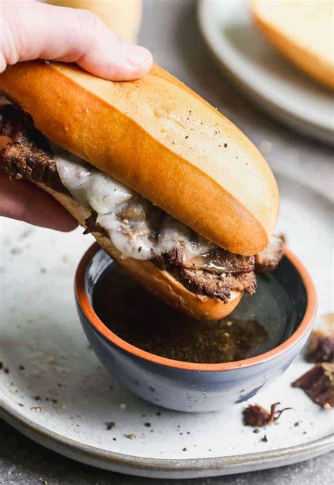 French Dip Au Jus Recipe Beef Broth Beef Poster