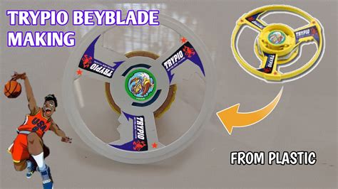 How To Make Trypio Beyblade Flying Beyblade How To Make Beyblade