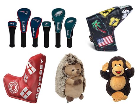 best novelty golf head covers for your driver fairway and hybrid clubs