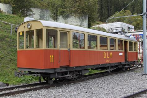 Bergbahn Lauterbrunnen Mürrenblmoldtimer Triebwagen Nr11 Cfe 24sig