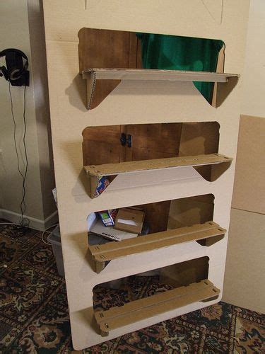 A Simple Storage Solution Using Cardboard As The Main Material It Is A