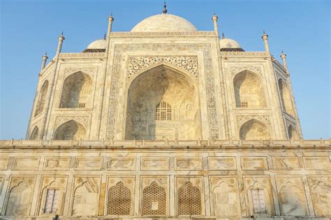 Exterior Of The Taj Mahal In The Early Morning Agra Uttar Pradesh