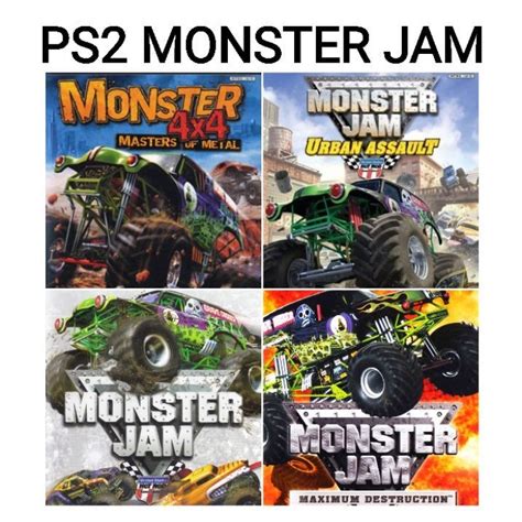 Monster Jam Ps2 Games Ps2 Cd Games Playstation 2 Ps2 Cds