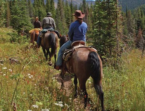 Horseback Riding Whitefish Mt And Glacier National Park Whitefish Escapes