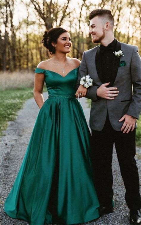 Beli pakaian couple muslim online berkualitas dengan harga murah terbaru 2021 di tokopedia! Simple A-line Off the shoulder Pink Long Prom Dress with ...