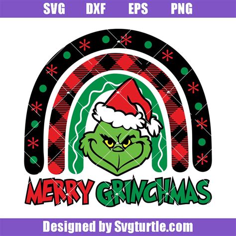 merry grinchmas svg grinch christmas svg grinch face