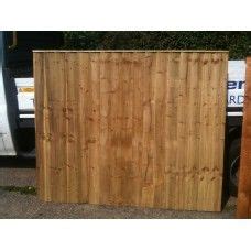 Tanalised Vertilap Closeboard Fence Panel Timber Fence Panels