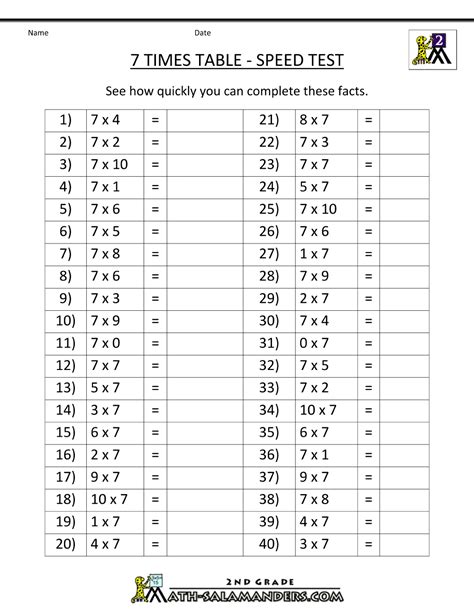 Multiplication Worksheets 6 And 7 Times Tables