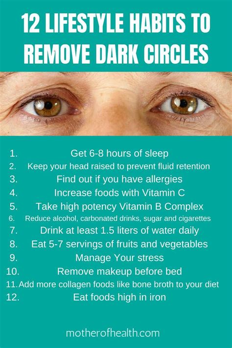 How To Remove Dark Circles Under The Eyes Mother Of Health Remove