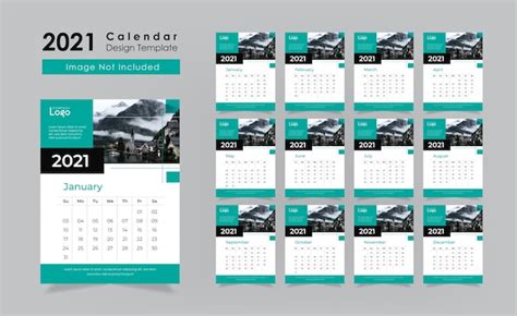 Premium Vector Wall Calendar Design