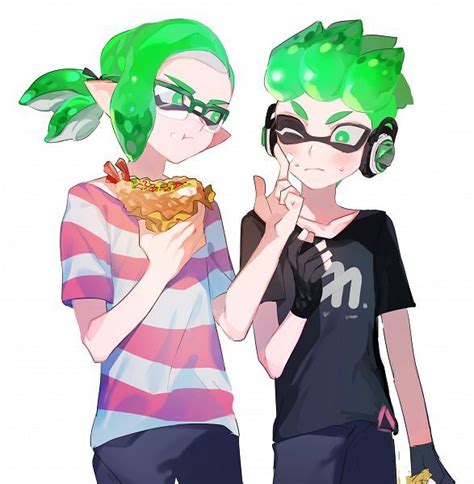 Tags Sshosii Splatoon Manga Splatoon Half Rim Kun Gloves