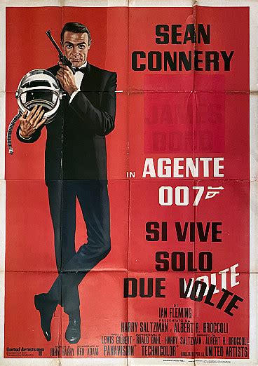 Poster Agente 007 Si Vive Solo Due Volte Italian First Edition Poster