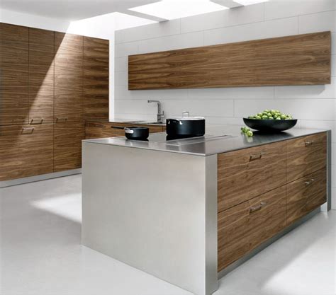 Prima Timber Veneer Finish High Quality Modern Designs Kitchen Cabinets