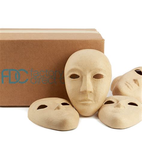 Bulk Paper Mache Masks Paper Mache Basic Craft Supplies Craft
