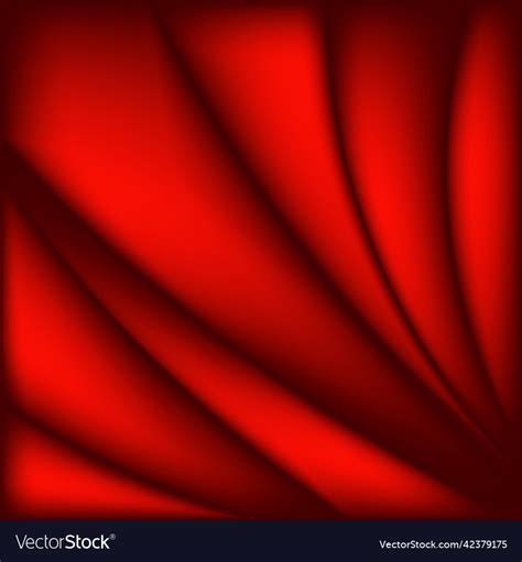 Rough Wave Red Curtain Texture Gradient Effect Vector Image