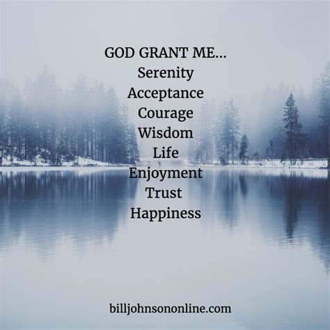 The Serenity Prayer God Grant Me Serenity Acceptance Wisdom