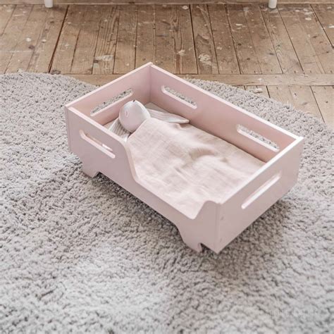 Bedding For Doll Bed Colombe Soft Pink By Petite Amélie