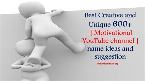 Youtube Channel Name Ideas For Motivational Best Creative And