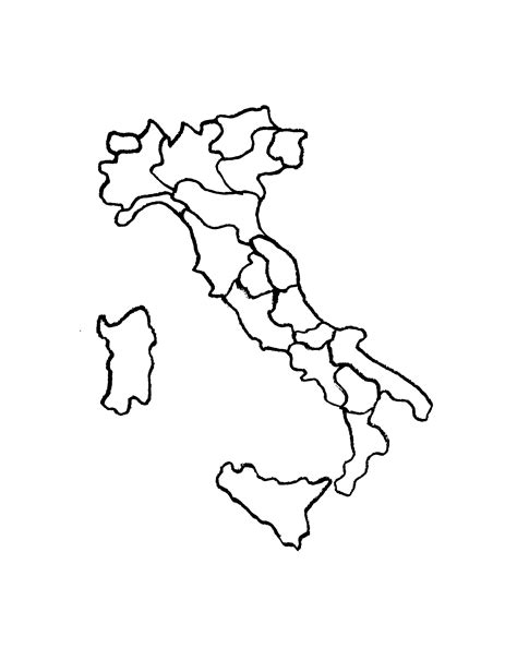 La Cartina Dell Italia Con Regioni Da Stampare E Colo Vrogue Co