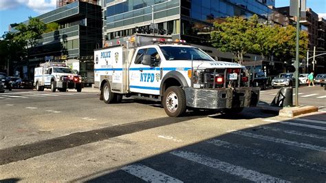 2 Nypd Esu Truck 10 Responding Youtube