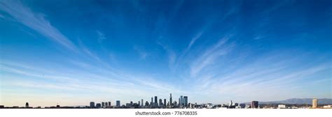Los Angeles Downtown Skyline Blue Sky Stock Photo 776708335 Shutterstock