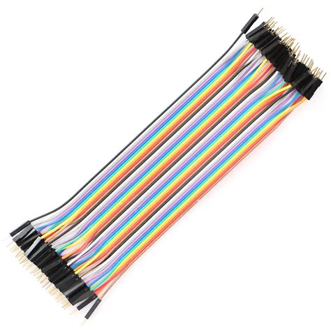 40p dupont cable jumper wire dupont line male to male dupont line 20cm 1p diameter 2 54mm in