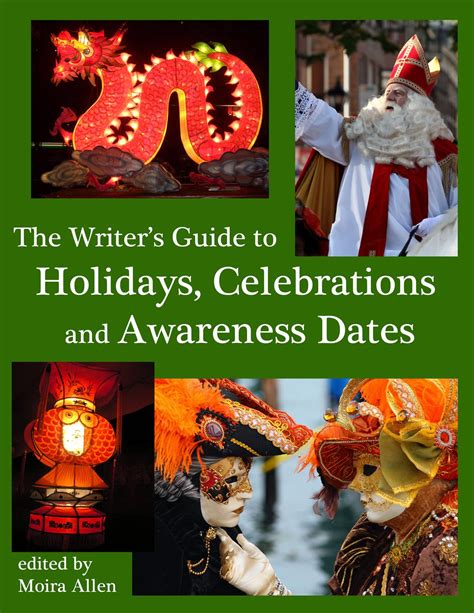 The Writers Guide To Holidays Observances And Awareness Dates