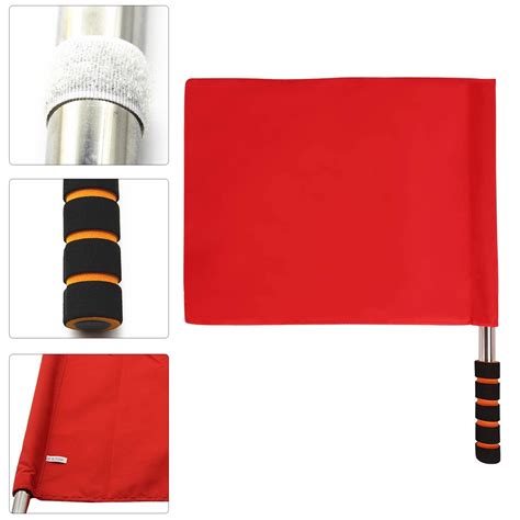 Football Flags Referee Warning Traffic Safety Red 3 Pcs Shopee Thailand