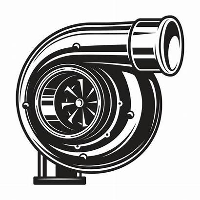 Turbo Vector Clip Charger Illustration Illustrations Engine