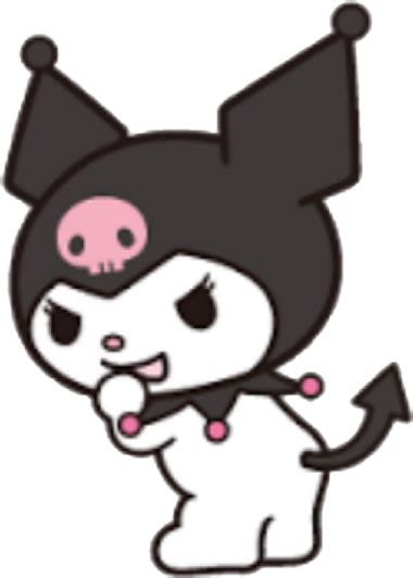Download Kuromi Png Fictional Charater From Sanrio Sticker Png Pngtank