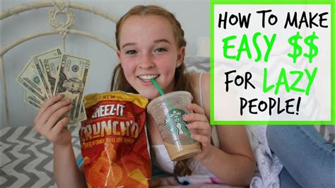 Do you want to know how to make money as a kid? How to Make EASY Money for LAZY People! - YouTube