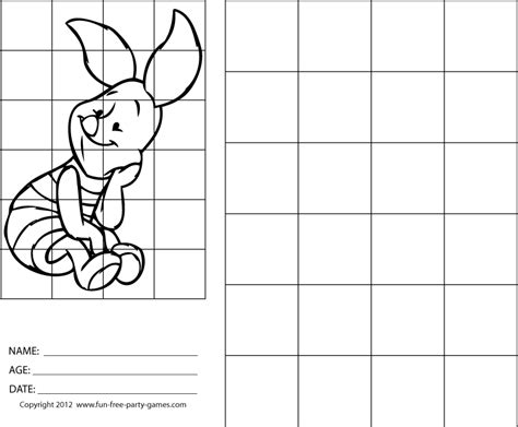 Improve Your Drawing Skills With These Grid Drawing Worksheets Style