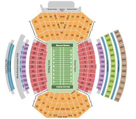 9/4 vs fordham rams 1691 tickets left; Nebraska Memorial Stadium Seating Chart With Rows | Brokeasshome.com