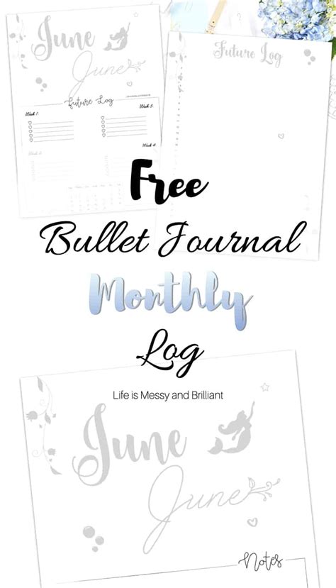 Free Bullet Journal Monthly Log Bullet Journal Future Log Laptrinhx