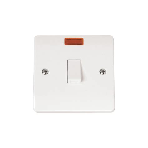 Mode 20a Double Pole Switch With Neon The Light And Power Shop