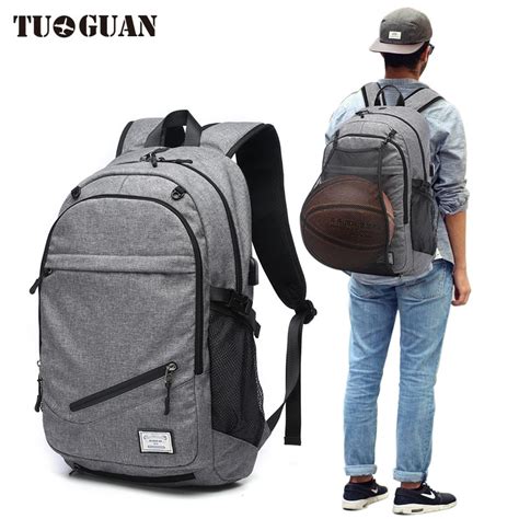 Outdoor Mens Sports Gym Bags Basketball Backpack School Bags For