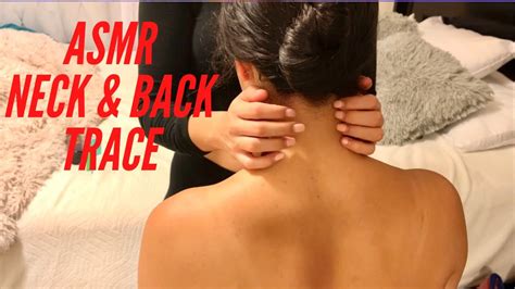 asmr neck back scratch play and trace no talking youtube