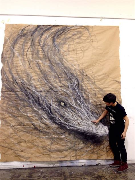 Eye Popping Dark Three Dimensional Life Sized Drawings Of Animals