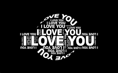 Abstract Black Love White Word Hd Wallpaper Wallpaperbetter