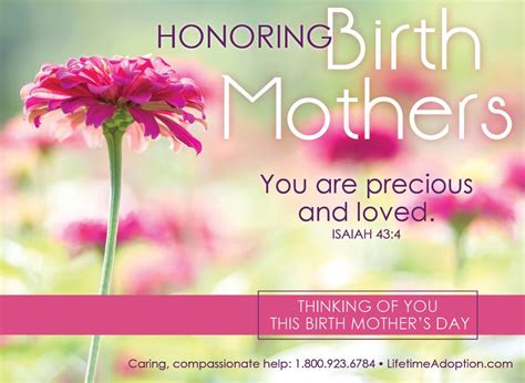 Honoring You This Birth Mother’s Day Lifetime Adoption