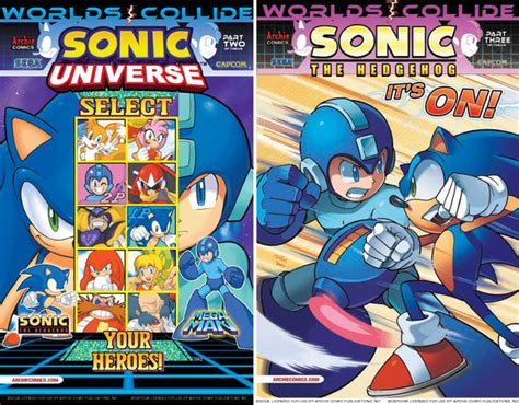 First Look At The Mega Man And Sonic Crossover Comic Oprainfall