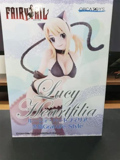 Fairy Tail Lucy Heartfilia Black Cat Gravure Style Figure Pvc Orca