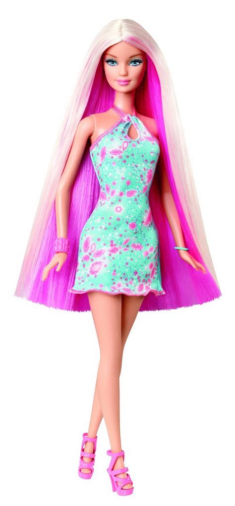 barbie long hair glam pink blonde doll uk toys and games dresses long dress blue