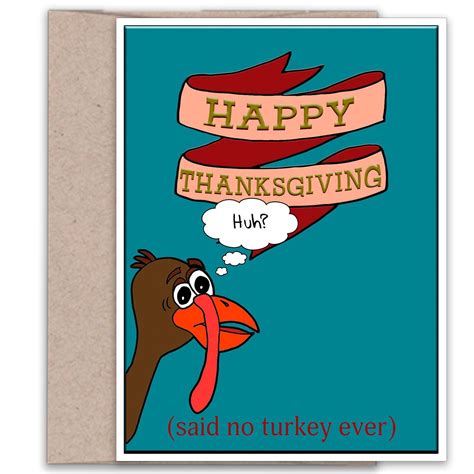 Happy Thanksgiving Card Funny Thanksgiving Card Funny Thanksgiving