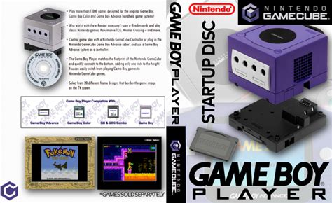 Gameboy Player Startup Disc GameCube Box Art Cover by Korinu