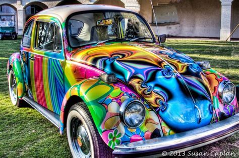 Vw Bug Wowza Volkswagen Hippie Car Custom Cars Paint
