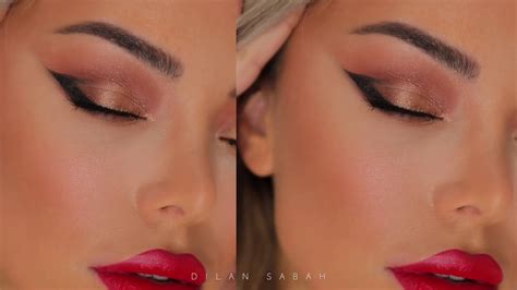 Easy Sexy Red Lip Makeup Tutorial Dilan Sabah Youtube