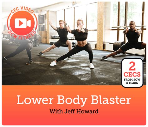 CEC Video Course Lower Body Blaster SCW Fitness Education Store